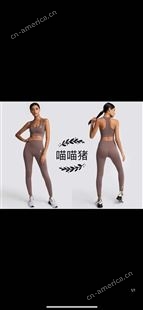 耐客新款欧美高强度塑形跑步健身裤 高腰提臀运动瑜伽裤女