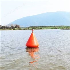 太湖景区公园警示浮标 水源保护界标 pe航标滚塑定做