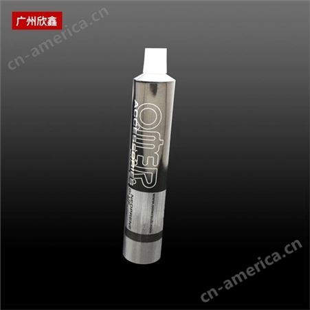 供应30mm高质感化妆品铝管 化妆品包装铝软管 闭口平嘴密封性佳