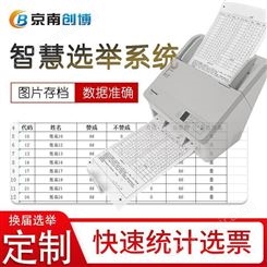 京南创博智慧选举系统 评选计票电子选票扫描阅卷系统