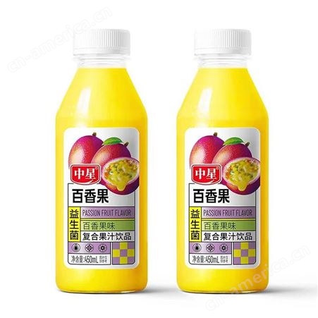 中星猕猴桃味益生菌复合果汁饮品果汁饮料450ml厂家招商
