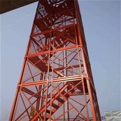 艳军金属 基坑安全梯笼 防护网梯笼 桥梁施工梯笼  支持定制