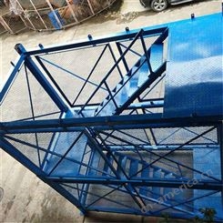 【艳军金属】组装式安全梯笼 桥梁施工梯笼 建筑式安全梯笼  支持定制