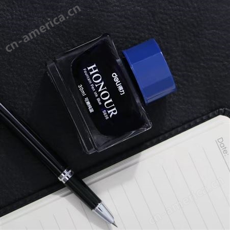 得力S636钢笔墨水可擦纯蓝/墨蓝/黑色（可选颜色）30ml/瓶