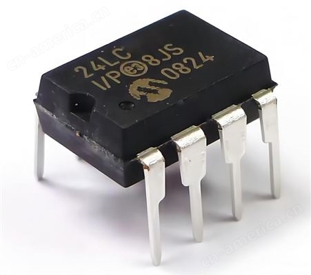 24LC16B-I/P封装DIP8 电可擦除可编程只读存储器 IC芯片