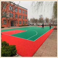 贵州钟山 篮球场悬浮地板拼装地板摩擦力大添速_品质耐用