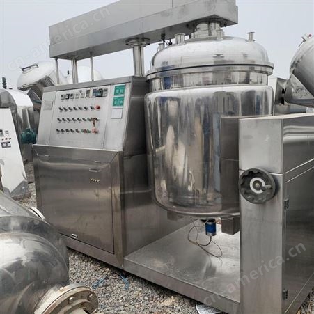 二手500升真空乳化机 混合分散均质乳化设备 不锈钢罐机械