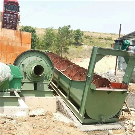 配套球磨机使用金属矿山机械分级设备FLG-12高堰式矿用螺旋分级机