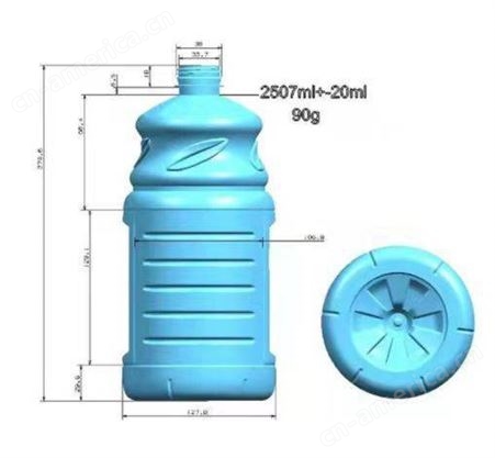 900ml打样 3D建模 饮料饮用水 瓶型设计 pet快速 矿泉包装