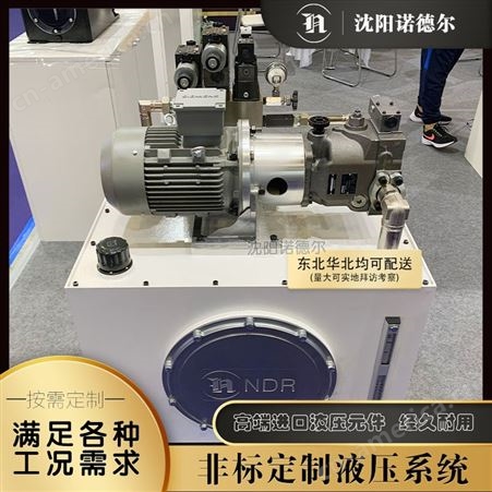 NDE-20211229进口液压站 高压液压系统定制 高压泵60Mpa