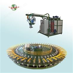 聚氨酯低压发泡机器 PU圆盘自动化生产设备 佛山绿州