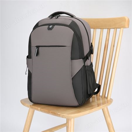 多隔层定制LOGO商务电脑包大容量多功能双肩包户外休闲通勤背包