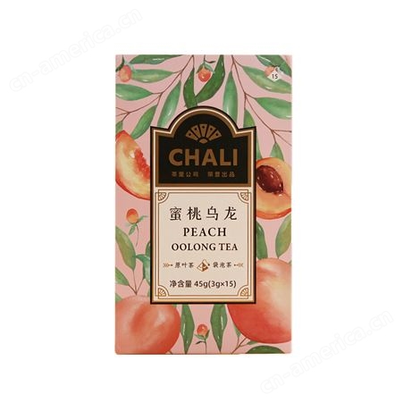 CHALI茶里酒店 甄选品质蜜桃乌龙袋泡茶 独立包装