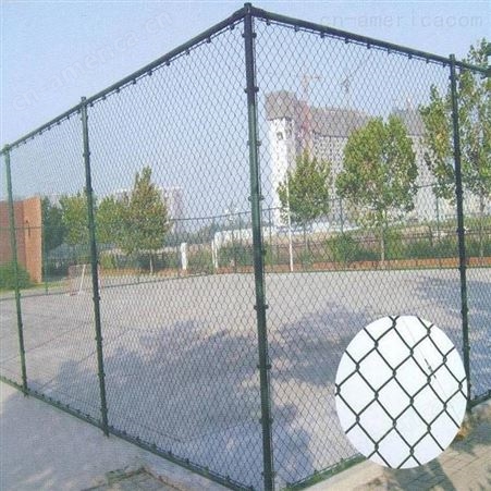 体育场护栏 球场围栏 防护网勾花网外形美观防腐防锈质量保障
