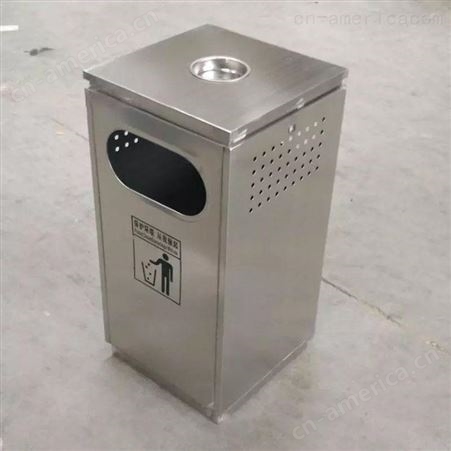 天津不锈钢垃圾车定制环保分类垃圾桶 生产定做厂家华奥西