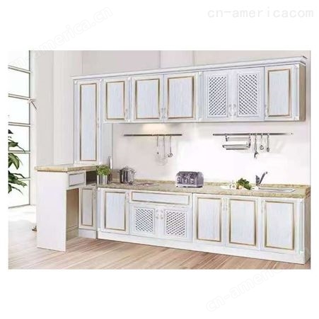 吉林 铝合金厨房储物柜收纳柜  耐用防变形全铝厨柜 厂家定制