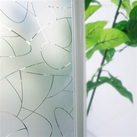 上海玉娇 玉砂玻璃订制 艺术玻璃 可来图片定制