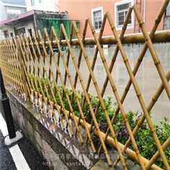 双色仿竹围栏 绿化带竹节篱笆网 花园装饰栅栏